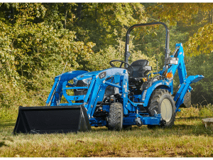 LS Tractor MT225S Sub-Compact Tractor w/ Loader, Mower, & Backhoe